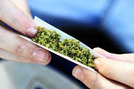 Rolling Marijuana Joint