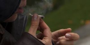 Teenager Smoking Marijuana